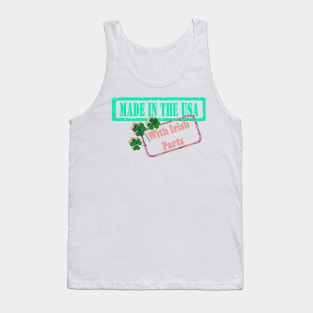 Made in the USA with Irish Parts Pink Tank Top